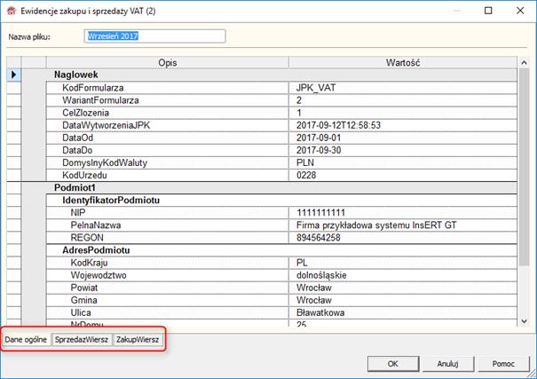 Oczywiście zalecane jest wybranie obydwu ewidencji, gdyż składany plik JPK_VAT jest ich elektroniczną postacią i powinien odwzorowywać zebrane w nich zapisy.