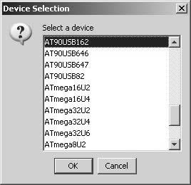 Rozdzia 2. Programowanie mikrokontrolera 67 jego mo liwo ci jest tak e mo liwo programowania urz dze wyposa onych w bootloader kompatybilny ze specyfikacj Atmela dla urz dze klasy DFU (ang.