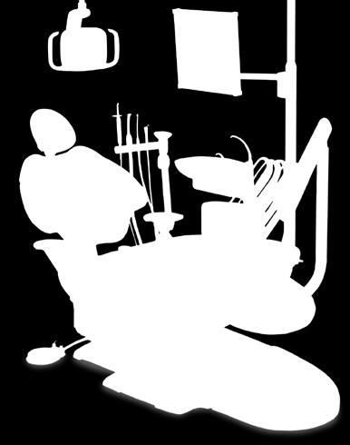 pełni ergonomiczną pracę BLOK SPLUWACZKI yobrotowy wokół fotela ystanowisko asysty z przegubowym ramieniem i regulacją wysokości yruchoma misa spluwaczki LAMPA ZABIEGOWA