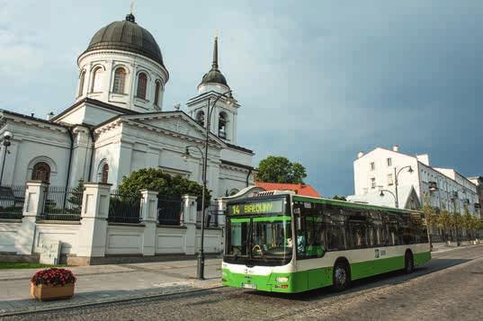 Po ulicach miasta jeździ 161 nowoczesnych, niskopodłogowych, niskoemisyjnych autobusów.