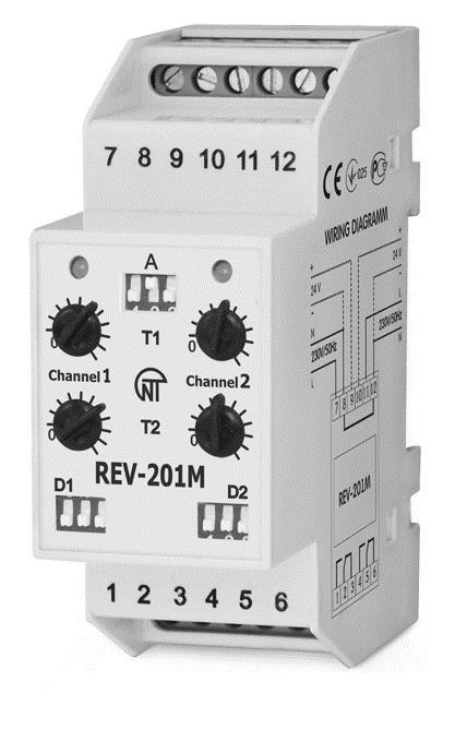 OOO inteligentna elektronika przemysłowa DWUKANAŁOWY ELEKTRONICZNY PRZEKAŹNIK CZASOWY INSTRUKCJA OBSŁUGI