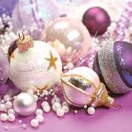 34 White & Purple Christmas Baubles SLGW 0117 01 str.