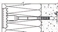 ZAMOCOWANIA TERMOIZOLACJI FASADOWYCH TFIX-8ST TFIX-8ST Łącznik ze standardową płaszczyzną rozporu. Mocowanie styropianu i wełny mineralnej.