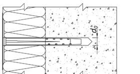 ZAMOCOWANIA TERMOIZOLACJI FASADOWYCH MKI-A2 + MKC MKI-A2 + MKC Ognioodporny łącznik do mocowania styropianu i wełny mineralnej MKI MKC INFORMACJE O PRODUKCIE MATERIAŁY PODŁOŻA: Beton (A) min C20/25