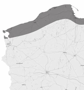 ZAMOCOWANIA DACHÓW PŁASKICH WSTĘP 2 3 1 Rys. 1. Podział Polski na strefy obciążenia wiatrem.