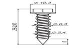 ZAMOCOWANIA IZOLACJI DACHOWYCH PARAMETRY MONTAŻU POW-07 h 0 h nom t fi x WCS POW-07 + WCS d 0 Typ podłoża Beton Średnica wkrętu d [mm] 6,3 Średnica otworu w