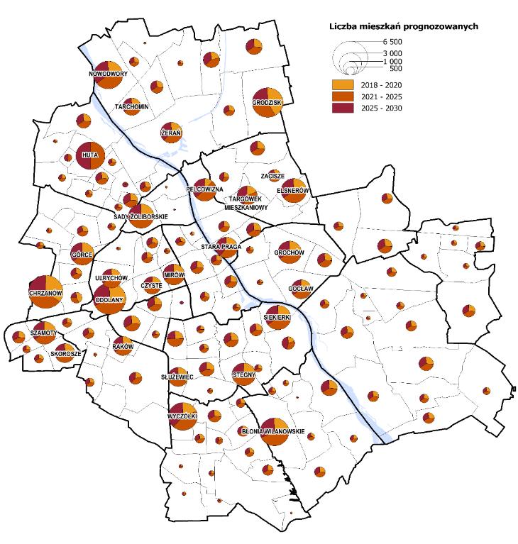 W analizowanym okresie wzrosła liczba mieszkańców stolicy oraz liczba gospodarstw domowych, co stanowi odzwierciedlenie rosnącego popytu na mieszkania.