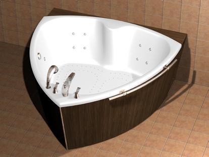 hydromasażem, który można zastosować w nowoczesnej łazience.