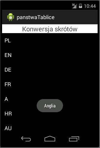 Napisz program, który przekształca skrót państwa (znajdujący się na tablicach rejestracyjnych samochodu) na jego nazwę.