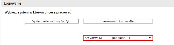 Jak mam wypełnić pole kontekst dla systemu BusinessNet (dawny Bank BPH)?