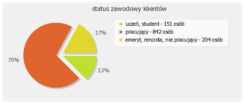 3.4. Status zawodowy klientów 3.