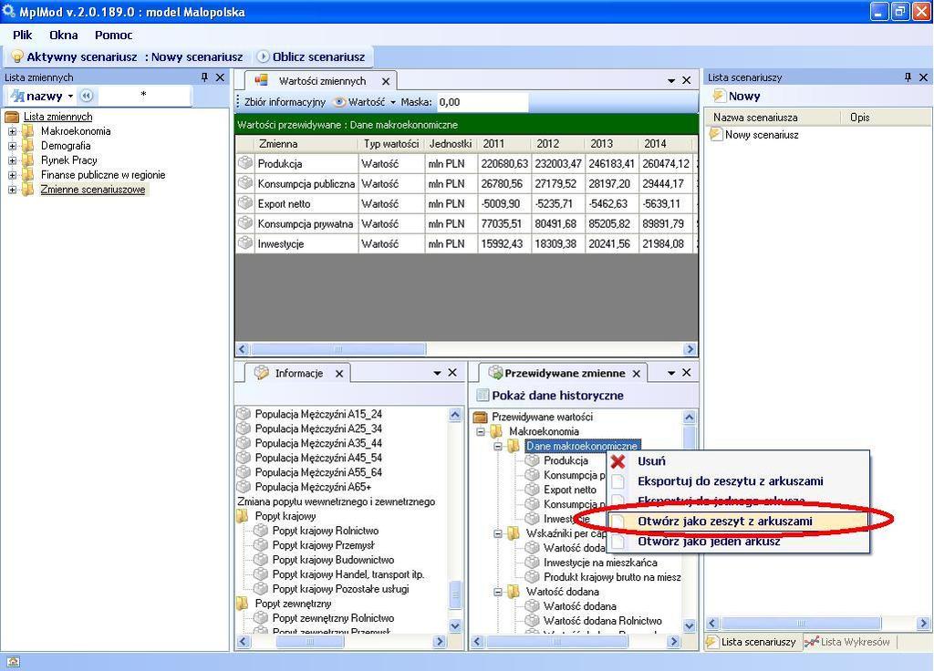 Otwieranie jako zeszyt z arkuszami Jeśli chcesz otworzyć dane w zeszycie Excel, w którym poszczególne foldery będą odpowiadały kolejnym arkuszom,