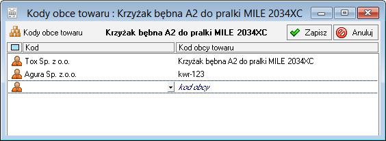 wybranej zakładki). W polu ilość podaje się dolną granicę ilości, od której obowiązuje dany upust. W polu Upust%/Cena wpisuje się wartość ceny lub upustu.