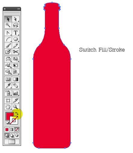 2. Jak stworzyć kieliszek do wina Narysuj okrąg za pomocą narzędzia Elipsa. Przymocuj go do idealnego koła, przytrzymując klawisz Shift podczas rysowania.