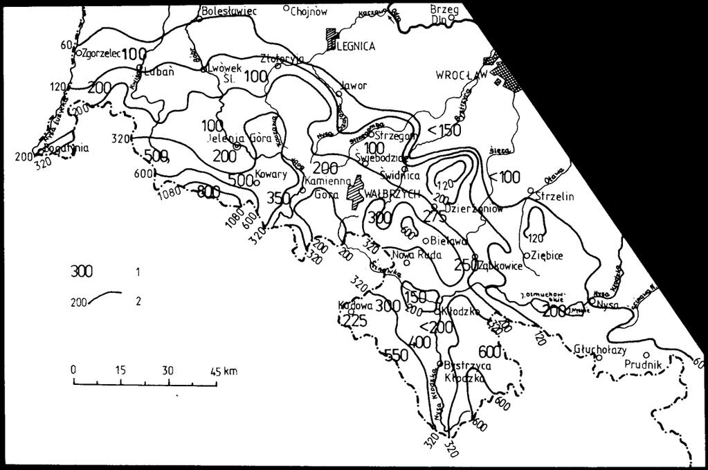 KLIMAT Sudety mają klimat górski z wpływami oceanicznymi; średnia temperatura w lipcu, na wysokości 600 m, wynosi 15 C, w