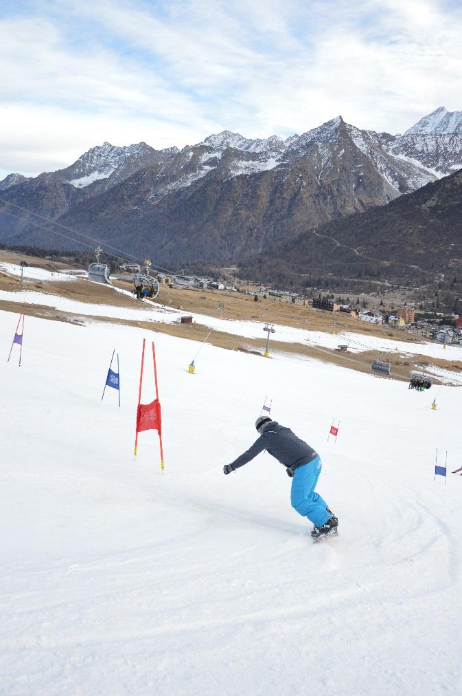 Ryc. 7. Kolejny przejazd giganta snowboardzistów.