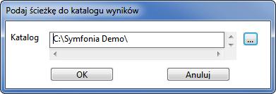 przenoszeniu następnych deklaracji. W tym celu należy wybrać przycisk Zapisz w katalogu. Program podpowiada domyślną ścieżkę. Istnieje możliwość zmiany ścieżki dostępu. Rys.