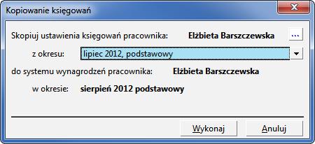 Najczęściej raz ustawione schematy księgowań będą się powtarzać co miesiąc aż do ewentualnej zmiany planu kont w firmie.