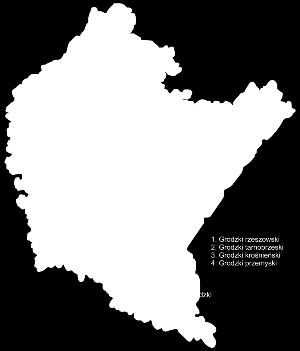 Ten usytuowany centralnie powiat jest jednym z 21 jednostek tego rzędu w województwie podkarpackim.