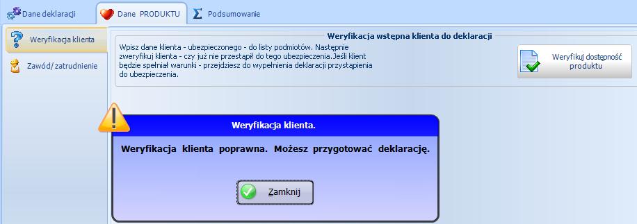 Rejestracja umowy: WARTA DLA CIEBIE I RODZINY - rejestracja nowego