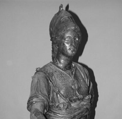 Brązowa statuetka Minerwy z Arezzo Datowana na III