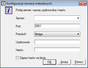 7 UWAGA. Hasło ustawiane podczas zabezpieczania biblioteki jest potrzebne podczas wykonywania czynności administracyjnych i powinno być znane wyłącznie administratorom metadanych.