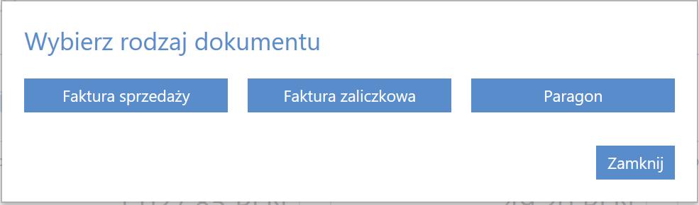 faktura proforma wystawiona jest od brutto Faktura proforma nie jest przekształcona do innego dokumentu Po wystawieniu Faktury Proforma, w menu kontekstowym pojawi się ikona spowoduje pojawienie się