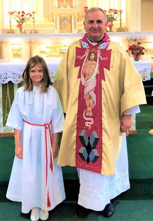 Last weekend, on the Solemnity of Christ the King four new Altar Servers were installed in our parish.