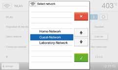 Włącz WLAN. 2. Naciśnij przycisk [Wykonaj] aby zobaczyć dostępne sieci WLAN. 3. Wybierz odpowiednią sieć. 4.