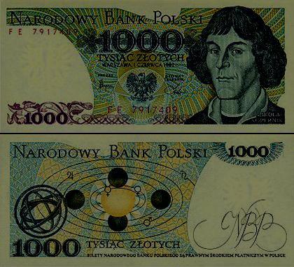 Na monetach i banknotach