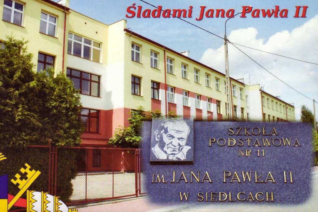 Dax-45 2009 Dax-45r 2009 widokówka Wydawca: Adam Krzeski, Siedlce. PTTK Oddział Podlasie w Siedlcach. Śladami Jana Pawła II. Na rewersie: Jan Paweł II Papież Wolności. 10.06. 2009 r.