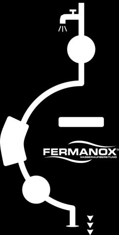 WODĘ BEZ FERMANOX STUDNIA 3 W godzinach nocnych, kiedy zużycie jest niskie, woda bogata w tlen jest zwrotnie doprowadzana przez studnię do wodonośnych warstw gruntu.