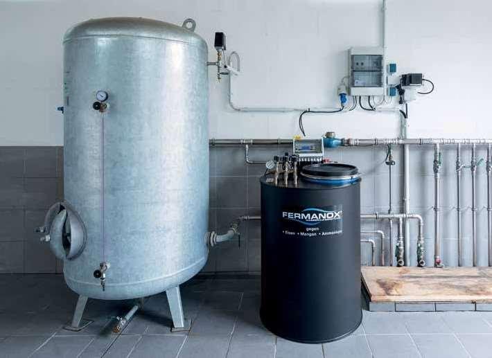 PRZEGLĄD TYPÓW INSTALACJI Instalacje uzdatniania wody FERMANOX usuwają żelazo, mangan, amoniak, azotyny, arsen, metan oraz siarkowodór z wody gruntowej.