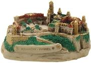 3D WAWEL KOLO Figurka z żywicy, ręcznie malowana.