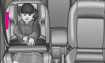Jeśli się tego nie uczyni, wyzwolenie czołowej poduszki bezpieczeństwa pasażera może spowodować u dziecka poważne a nawet śmiertelne obrażenia.