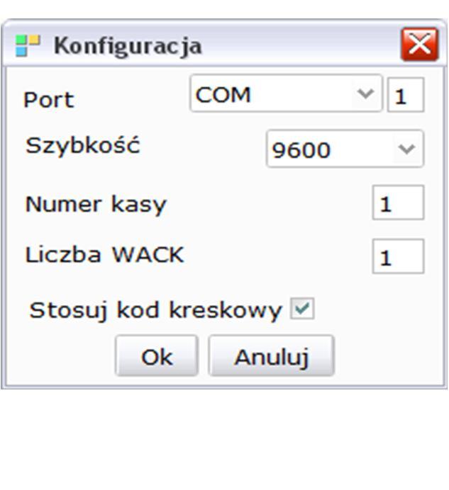 Rysunek 190: Wybór typu kasy fiskalnej W pierwszej kolejności należy ustalić jaki typ kasy będzie obsługiwany w danej konfiguracji.