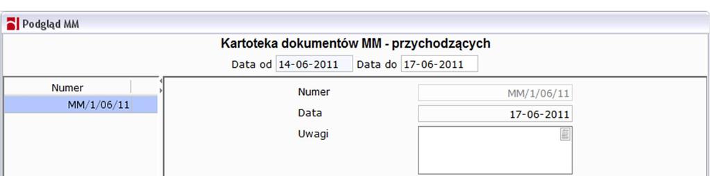 zarówno dokumentem przyjęcia jak i dokumentem wydania, ten sam pojawia się zarówno w dokumentach przyjęcia magazynu docelowego jak i dokumentach wydania magazynu źródłowego.