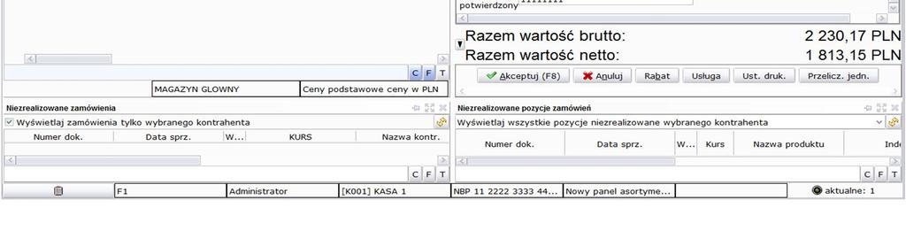 Po wybraniu tej opcji będzie możliwość wystawienia dokumentu wydania Edytuj wybranie tej opcji spowoduje otwarcie kartoteki zamówień od klientów z