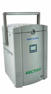 Chłodzenie Zamrażarki niskotemperaturowe - Pojemniki izolowane Przenośna zamrażarka DP-80 CRYO PORTER, do -80 C Zamrażarka DP-80 zapewnia bezpośredni dostęp do próbek na powierzchni roboczej.