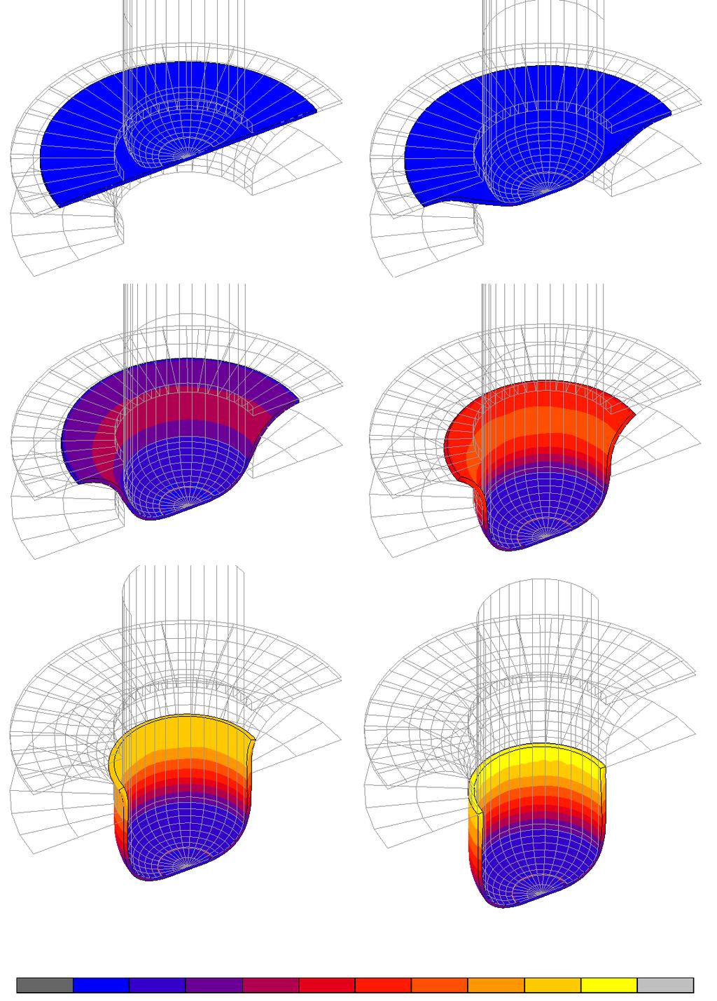 Z. Pater, G. Samołyk: Podstawy technologii obróbki plastycznej metali t = 0,00 s t = 0,73 s t = 1,46 s t = 2,19 s t = 2,92 s t = 3,65 s 0,00 0,08 0,16 0,24 0,32 0,40 0,48 0,56 0,64 0,72 0,80 Rys. 5.