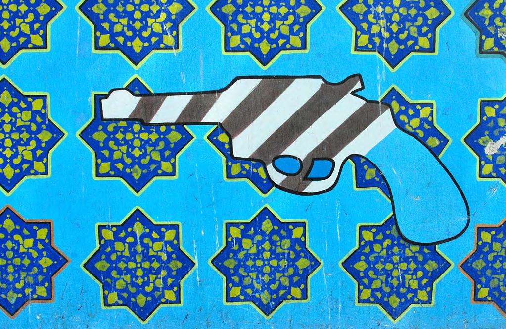 Teheran, graffiti na murze
