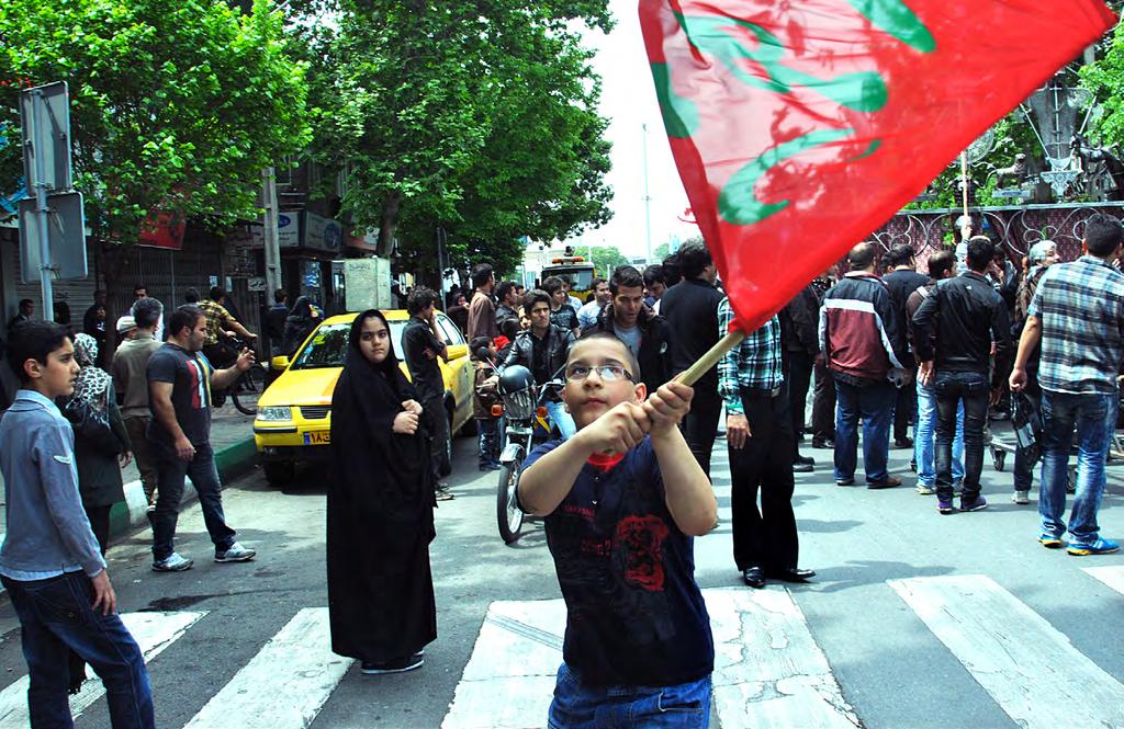 Rey pod Teheranem, procesja w