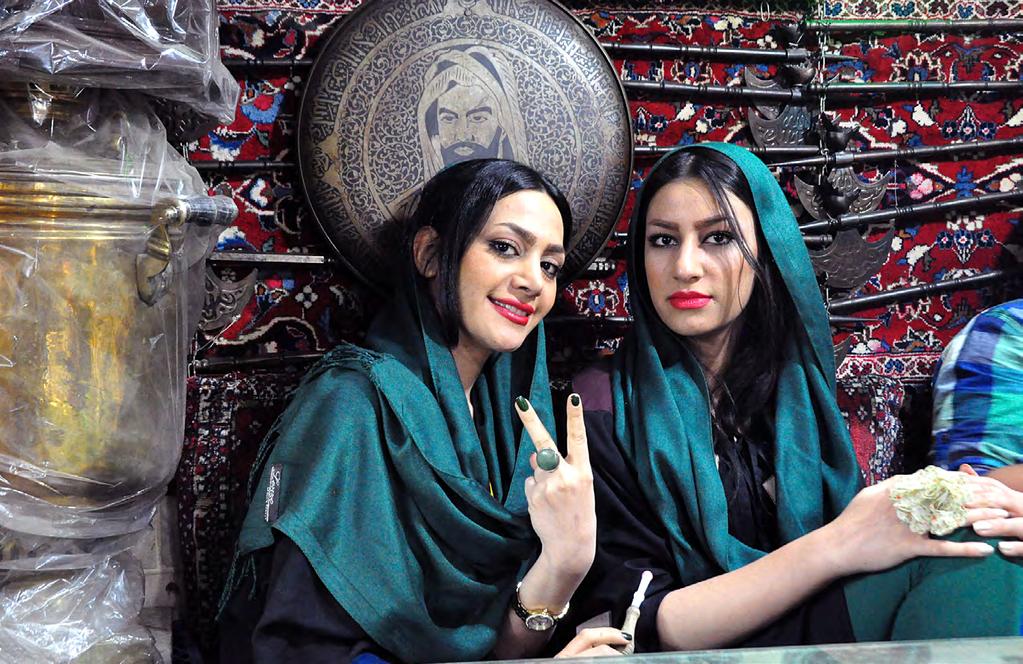 Isfahan, kawiarnia Azadegan koło placu Naqsh-e