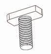 śruba: M8 45, M8 55, M8x60 Indeks: M546 Śruba młotkowa 28/15 Materiał: stal nierdzewna Waga: 0,015 kg 6 Indeks: XPF_L004 Łącznik szyny LS AL Materiał: aluminium Waga: 0,056kg 2 Indeks: M540 Nakrętka