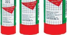 tektury GLUE STICK K good adhesive features colorless clean,