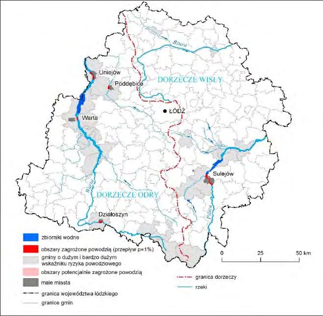 Ocena strat materialnych na terenach zagrożonych powodziami w małych miastach... 15 Rys. 2.
