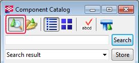 Słowa kluczowe By dodać lub edytować słowa kluczowe, kliknij prawym przyciskiem na komponent w katalogu komponentów i wybierz Edytuj słowa kluczowe.
