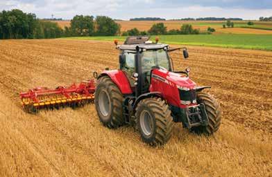 FROM MASSEY FERGUSON Połączenie rozstawu osi i konstrukcji ramy w nowym MF 7700 oznacza mniejsze zapotrzebowanie na dodatkowe obciążniki, zapewniając maksymalną ochronę gleby i zmniejszenie nacisku