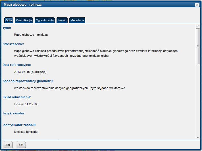 opracowane zostały dla usług: 1.