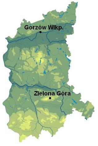 Województwo lubuskie Stolica administracyjna (siedziba